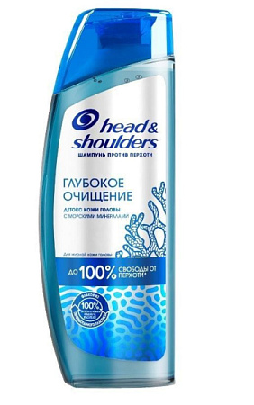 HEAD & SHOULDERS Шампунь 300мл Глубокое очищение с морскими минералами от магазина МылоПорошок