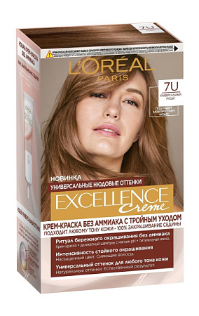 L'Oreal Paris Краски Excellence Крем 7U (Универсальный Русый) от магазина МылоПорошок