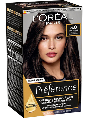 L'Oreal Paris Краски Preference 3 (Темно-каштановый) от магазина МылоПорошок