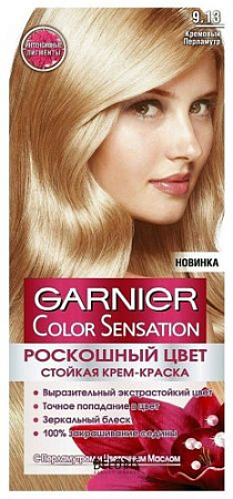 GARNIER Крем Краска COLOR SENSATION 9,13 Кремовый Перламутр от магазина МылоПорошок
