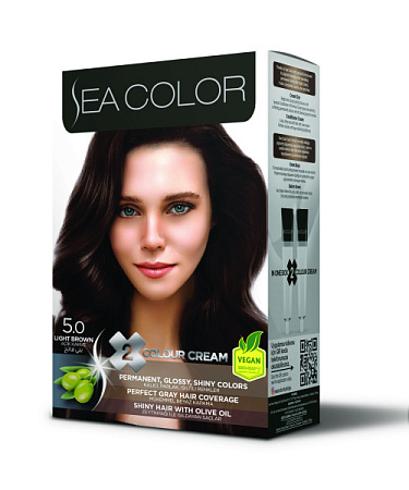 Sea Color Краска для волос 5.0 Кофейное зерно Home colorist от магазина МылоПорошок