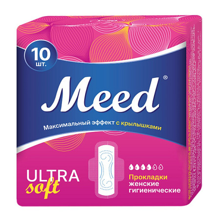 ✔️Meed Прокладки 4к 10шт ULTRA soft - купить за  в г. Махачкале