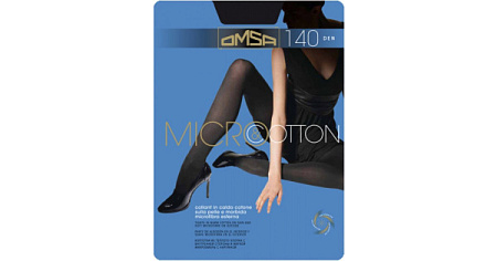 ✔️OMSA Колготки 140den 2S microcotton nero - купить за  в г. Махачкале